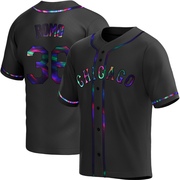 Replica Drew Romo Youth Chicago White Sox Black Holographic Alternate Jersey