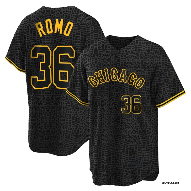 Replica Drew Romo Youth Chicago White Sox Black Snake Skin City Jersey