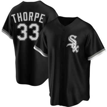 Replica Drew Thorpe Men's Chicago White Sox Black Alternate Jersey