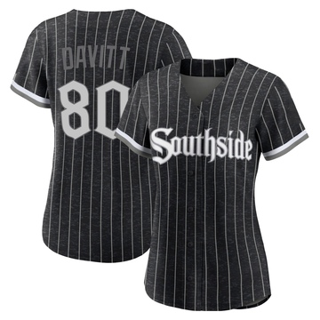 Replica Duncan Davitt Women's Chicago White Sox Black 2021 City Connect Jersey