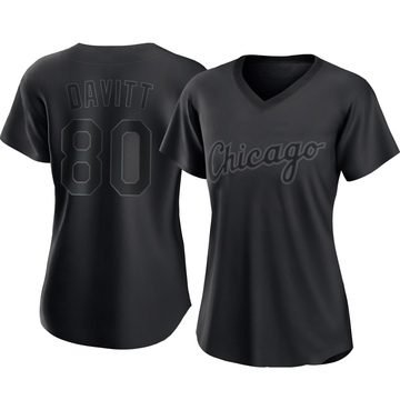 Replica Duncan Davitt Women's Chicago White Sox Black Pitch Fashion Jersey