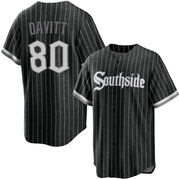 Replica Duncan Davitt Youth Chicago White Sox Black 2021 City Connect Jersey