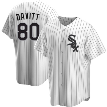Replica Duncan Davitt Youth Chicago White Sox White Home Jersey