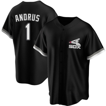 Replica Elvis Andrus Youth Chicago White Sox Black Spring Training Jersey