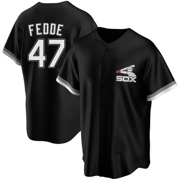 Replica Erick Fedde Men's Chicago White Sox Black Spring Training Jersey