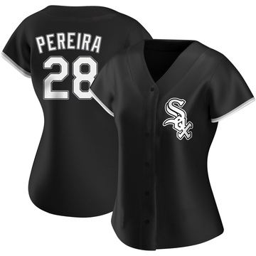 Replica Everson Pereira Women's Chicago White Sox Black Alternate Jersey