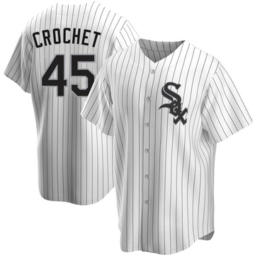 Replica Garrett Crochet Men's Chicago White Sox White Home Jersey