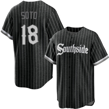 Replica Geovany Soto Youth Chicago White Sox Black 2021 City Connect Jersey
