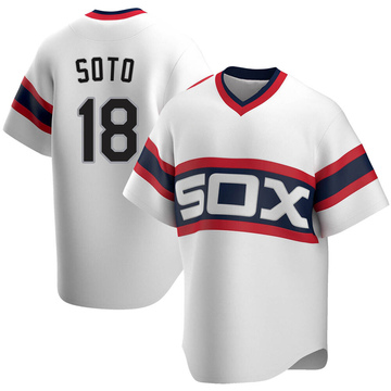 Replica Geovany Soto Youth Chicago White Sox White Cooperstown Collection Jersey