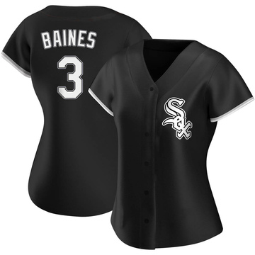 Replica Harold Baines Women's Chicago White Sox Black Alternate Jersey