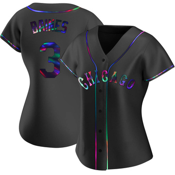 Replica Harold Baines Women's Chicago White Sox Black Holographic Alternate Jersey