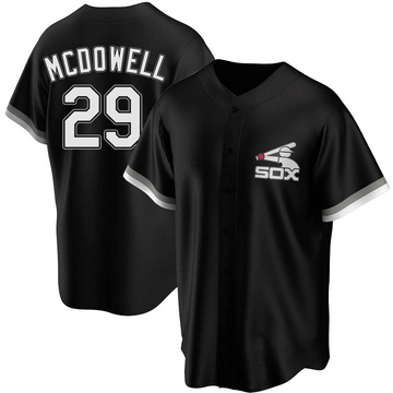 Replica Jack Mcdowell Men's Chicago White Sox Black Spring Training Jersey