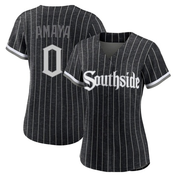 Replica Jacob Amaya Women's Chicago White Sox Black 2021 City Connect Jersey