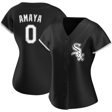 Replica Jacob Amaya Women's Chicago White Sox Black Alternate Jersey