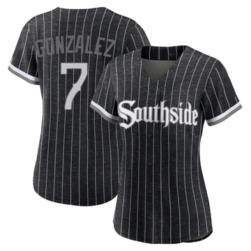 Replica Jacob Gonzalez Women's Chicago White Sox Black 2021 City Connect Jersey