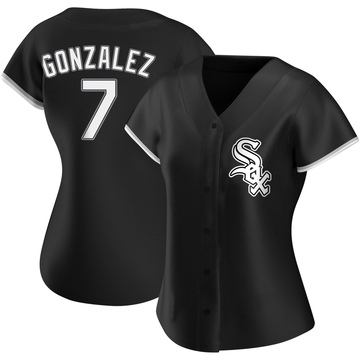 Replica Jacob Gonzalez Women's Chicago White Sox Black Alternate Jersey