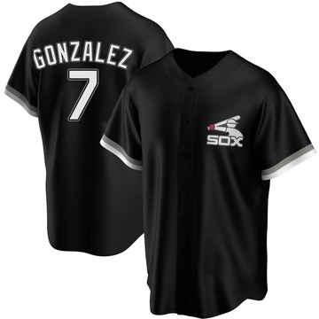 Replica Jacob Gonzalez Youth Chicago White Sox Black Spring Training Jersey