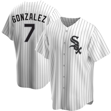 Replica Jacob Gonzalez Youth Chicago White Sox White Home Jersey