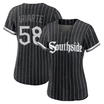 Replica Jairo Iriarte Women's Chicago White Sox Black 2021 City Connect Jersey