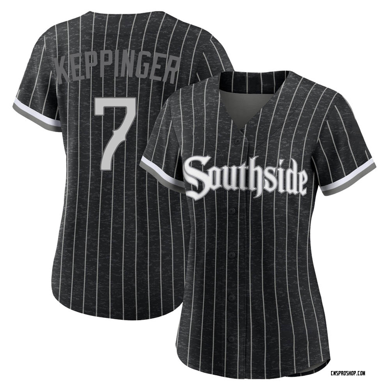 Replica Jeff Keppinger Women's Chicago White Sox Black 2021 City Connect Jersey