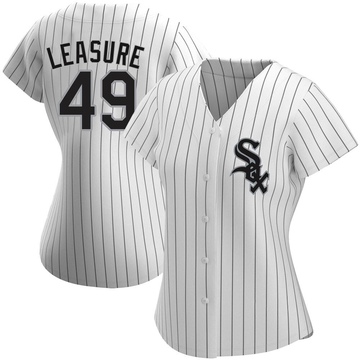 Replica Jordan Leasure Women's Chicago White Sox White Home Jersey