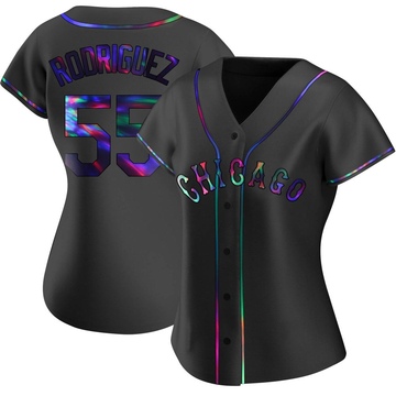 Replica Jose Rodriguez Women's Chicago White Sox Black Holographic Alternate Jersey
