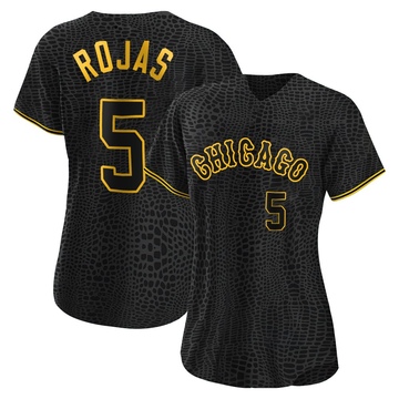 Replica Josh Rojas Women's Chicago White Sox Black Snake Skin City Jersey
