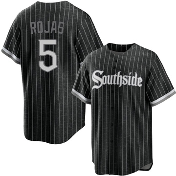 Replica Josh Rojas Youth Chicago White Sox Black 2021 City Connect Jersey