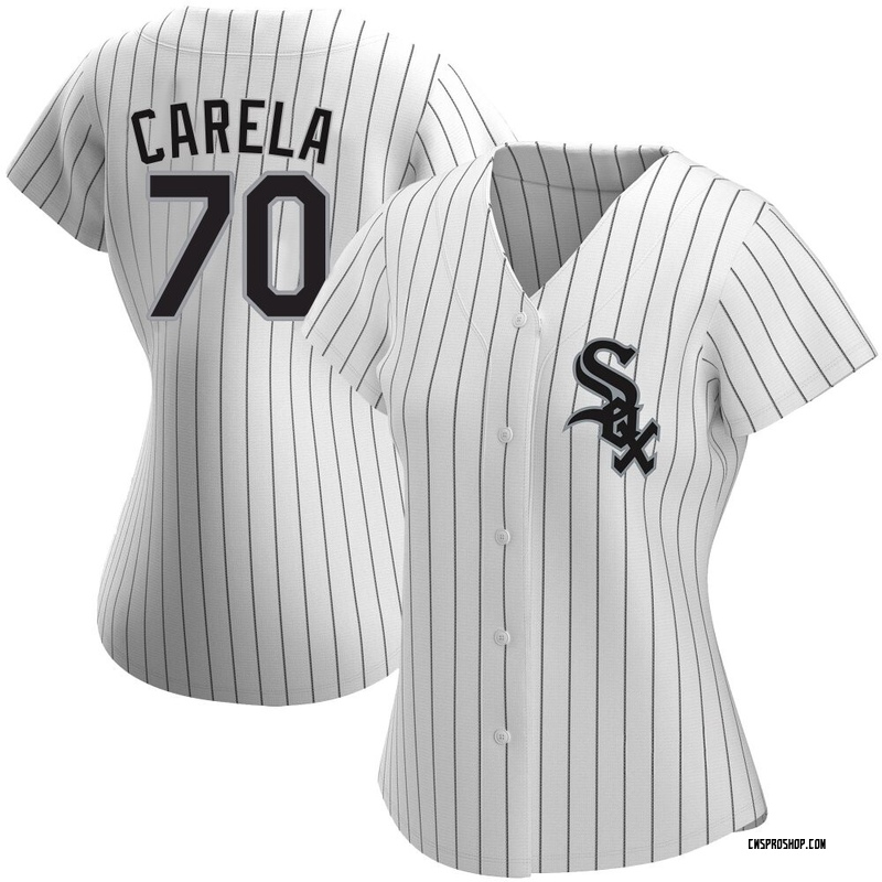 Replica Juan Carela Women's Chicago White Sox White Home Jersey