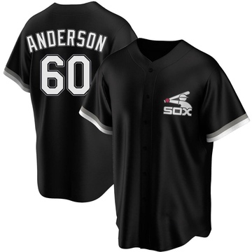 Replica Justin Anderson Men's Chicago White Sox Black Spring Training Jersey