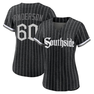 Replica Justin Anderson Women's Chicago White Sox Black 2021 City Connect Jersey