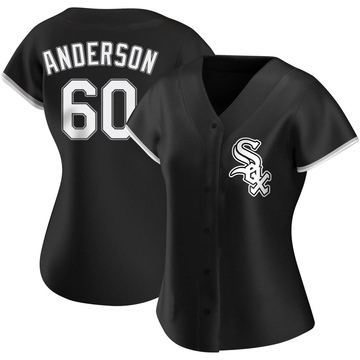 Replica Justin Anderson Women's Chicago White Sox Black Alternate Jersey