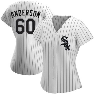 Replica Justin Anderson Women's Chicago White Sox White Home Jersey