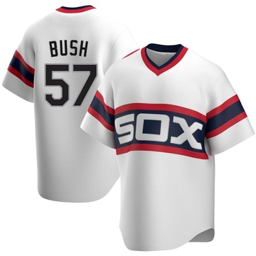 Replica Ky Bush Youth Chicago White Sox White Cooperstown Collection Jersey
