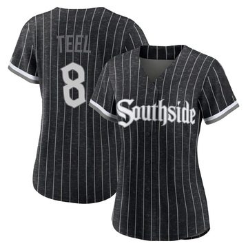 Replica Kyle Teel Women's Chicago White Sox Black 2021 City Connect Jersey