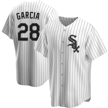 Replica Leury Garcia Men's Chicago White Sox White Home Jersey
