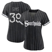 Replica Lucas Sims Women's Chicago White Sox Black 2021 City Connect Jersey