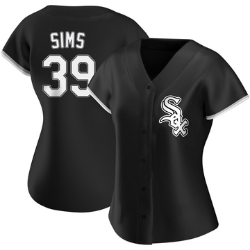 Replica Lucas Sims Women's Chicago White Sox Black Alternate Jersey