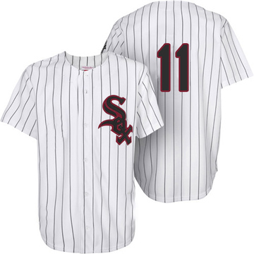 Replica Luis Aparicio Men's Chicago White Sox White Throwback Jersey
