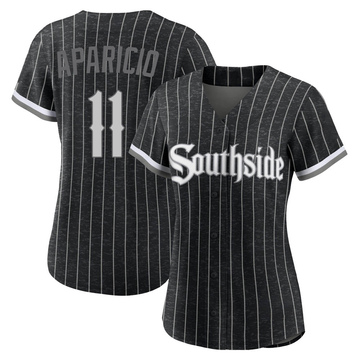 Replica Luis Aparicio Women's Chicago White Sox Black 2021 City Connect Jersey