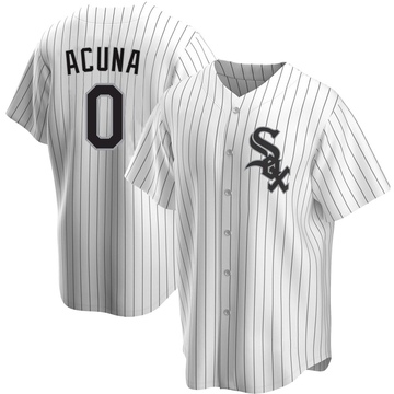 Replica Luisangel Acuna Youth Chicago White Sox White Home Jersey