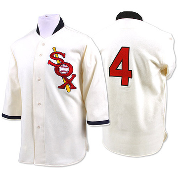Replica Luke Appling Men's Chicago White Sox Cream Throwback Jersey