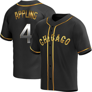 Replica Luke Appling Youth Chicago White Sox Black Golden Alternate Jersey