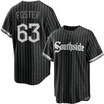 Replica Matt Foster Youth Chicago White Sox Black 2021 City Connect Jersey