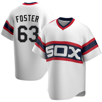Replica Matt Foster Youth Chicago White Sox White Cooperstown Collection Jersey