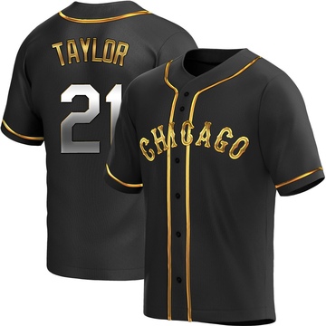 Replica Michael Taylor Youth Chicago White Sox Black Golden Alternate Jersey
