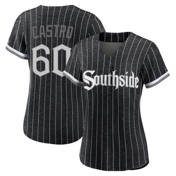 Replica Miguel Castro Women's Chicago White Sox Black 2021 City Connect Jersey