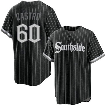 Replica Miguel Castro Youth Chicago White Sox Black 2021 City Connect Jersey