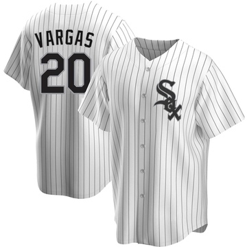 Replica Miguel Vargas Men's Chicago White Sox White Home Jersey
