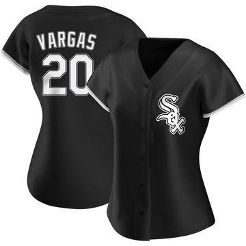 Replica Miguel Vargas Women's Chicago White Sox Black Alternate Jersey